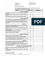 First Aid Kit Checklists