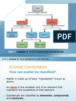 Pure Substances and Mixtures