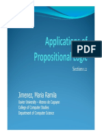 Applications of Propositional Logic