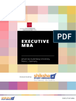 Executive MBA Johannes Gutenberg University PDF