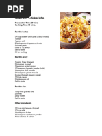 Kofta Biryani: Spinach Gravy & Chickpea Koftas. Preparation Time: 20 Mins. Cooking Time: 60 Mins