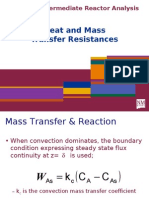 Heat and Mass Transfer Resistances