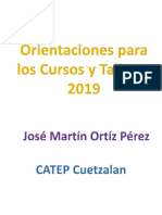 Orientaciones para El Acceso A Los Cursos. JMOP