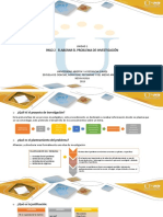 Paso 2 - Elaborar El Problema de Investigación