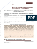 A Comprehensive Genetic and Clinical Evaluation of Waardenburg Syndrome Type II in A Set of Iranian Patients