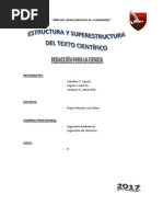 Estructura y Superestructura Del Texto Cientifico