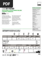 Auto Start & Auto Mains Failure Control Modules: Genset