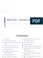 Rigid Bodies: Equivalent Systems of Forces