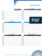 Calendario Semanal