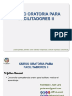 IUS - Oratoria para Facilitadores II