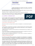 Metodología de La Investigación - ¿Cómo Escribir Una Tesis - Estructura de La Tesis