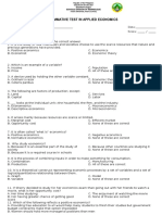 Summative Test Applied Economics