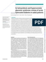 Diabetic Ketoacidosis and Hyperosmolar Hyperglycemic Syndrome: Review of Acute Decompensated Diabetes in Adult Patients