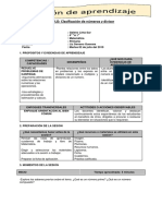 Sesion de Aprendizaje de Matematica - Julio1