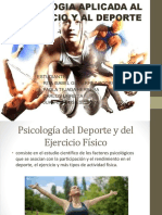 Psicologia Aplicada Al Ejercicio y Al Deporte