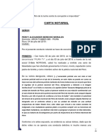 Carta Notaria PERCY BERECHE