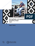 Antropologia Rural Argentina Tomo I PDF