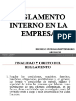 Reglamento Interno en La Empresa - Noviembre - R.Venegas PDF