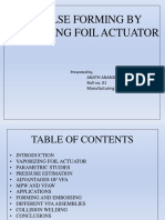 Impulse Forming by Vaporizing Foil Actuator