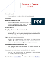 Daily Current Affairs - January 10 2019