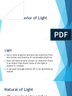 Behavior of Light