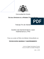 Gestión de Mantenimiento. Lean Maintenance y TPM