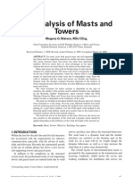 The Analysis of Masts and Towers