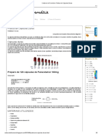 Caderno de Farmácia - Prática de Cápsulas Duras