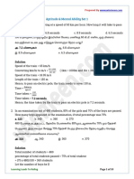 Aptitude & Mental Ability Set 1