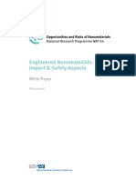 Engineered Nanomaterials: Impact & Safety Aspects: White Paper