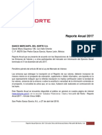 Banorte Reporte Anual CUE 2017 PDF