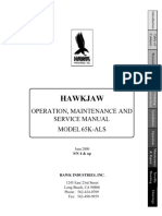 Hawkjaw Jr. Manual 65K-ALS Serial Numbers 4 To 9 PDF