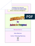 Math For Business & Management PDF