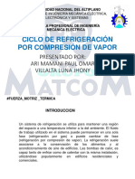 Refrigeracion X Compresion de Vapor