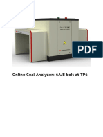 Online Coal Analyzer: 6A/B Belt at TP6