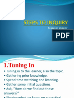 Steps To Inquiry