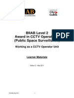 BIIAB Level 2 Working As CCTV Operator PDF