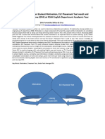 Correlation Between Student Motivation and Learning Outcomes