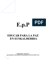 Educar para La Paz en EH 1998