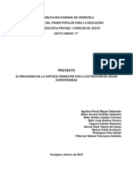 Alteraciones de La Corteza Terrestre Por La Extracción de Aguas Subterráneas