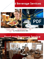 Introduction To Food and Beverage Services