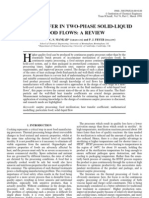 Heat Transfer in Two-Phase Solid-Liquid Food Flows - A Review 1998