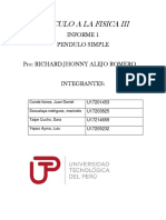 Informe Pendulo Simple