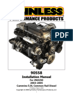 Installation Manual: For #60250 2003-2005 Cummins 5.9L Common Rail Diesel