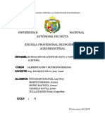 Informe de Aceite de Oliva