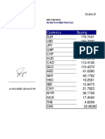 Currency Buying: Treasury Department