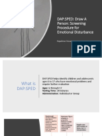 DAP:SPED: Draw A Person: Screening Procedure For Emotional Disturbance