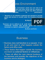 Business Environment