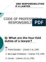 Code of Professional Responsibility