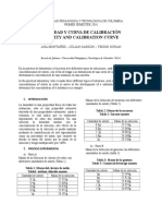 Densidad y Curva de Calibración